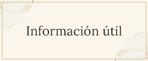 Información útil